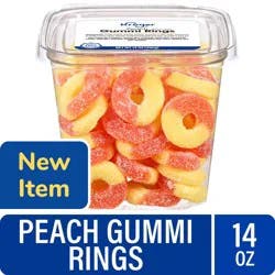 Kroger® Peach Gummi Rings, 14 oz