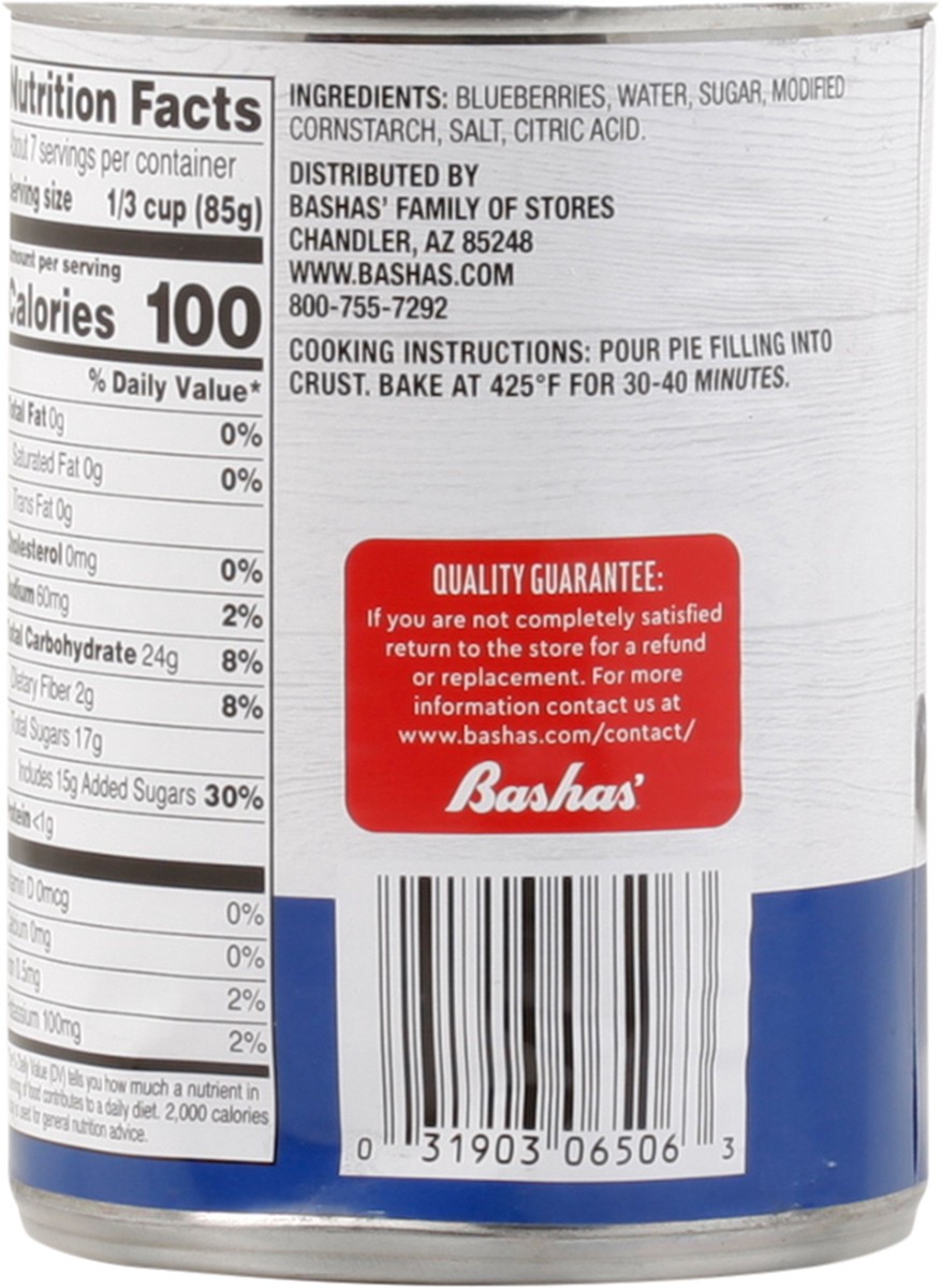 slide 5 of 13, Bashas Blueberry Pie Filling, 21 oz
