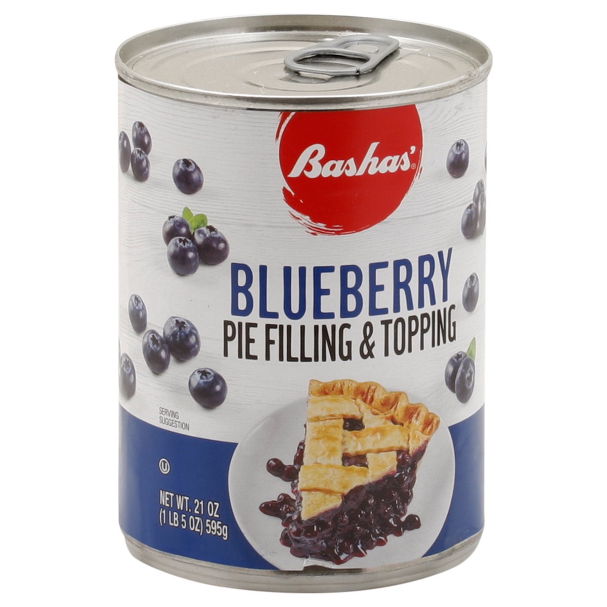 slide 12 of 13, Bashas Blueberry Pie Filling, 21 oz