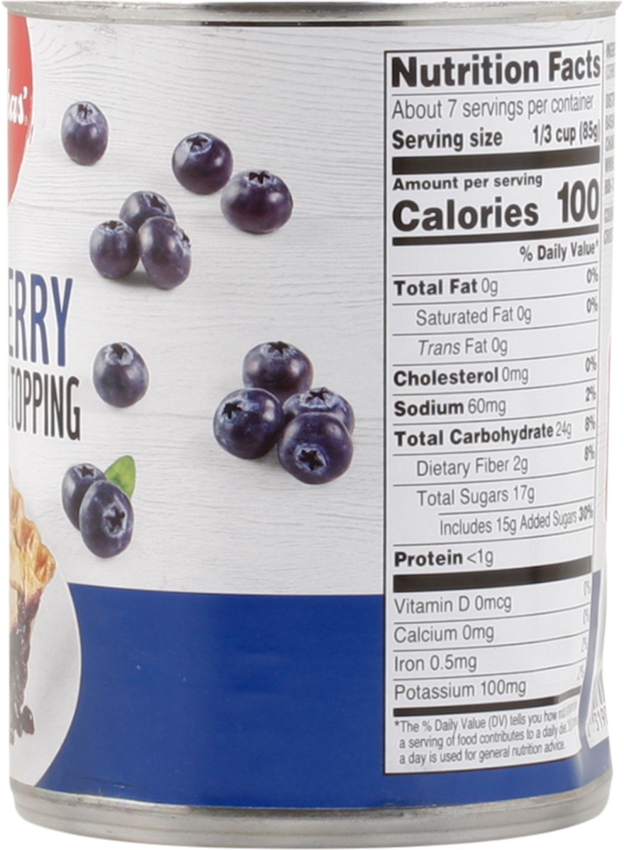 slide 10 of 13, Bashas Blueberry Pie Filling, 21 oz