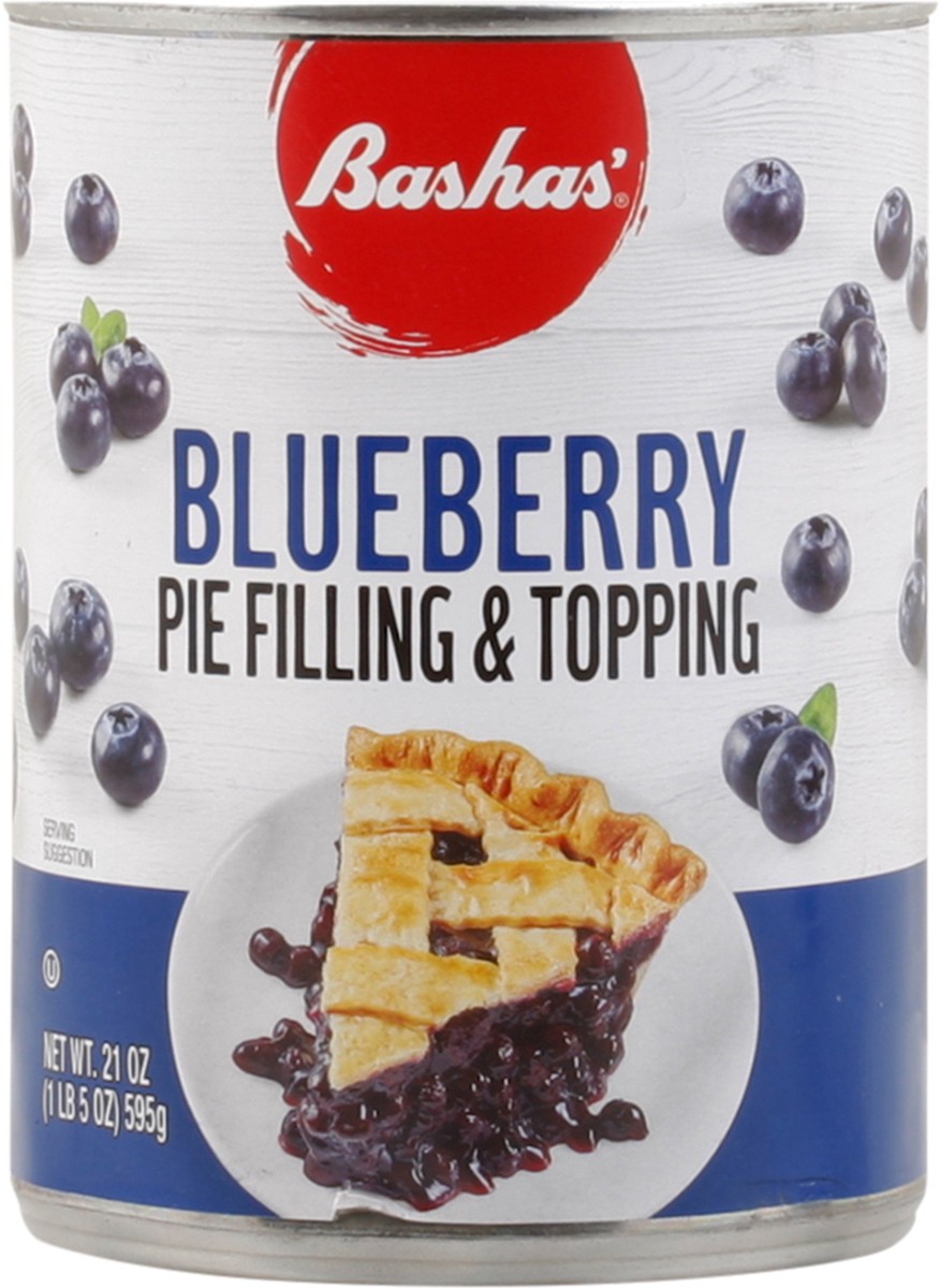slide 13 of 13, Bashas Blueberry Pie Filling, 21 oz