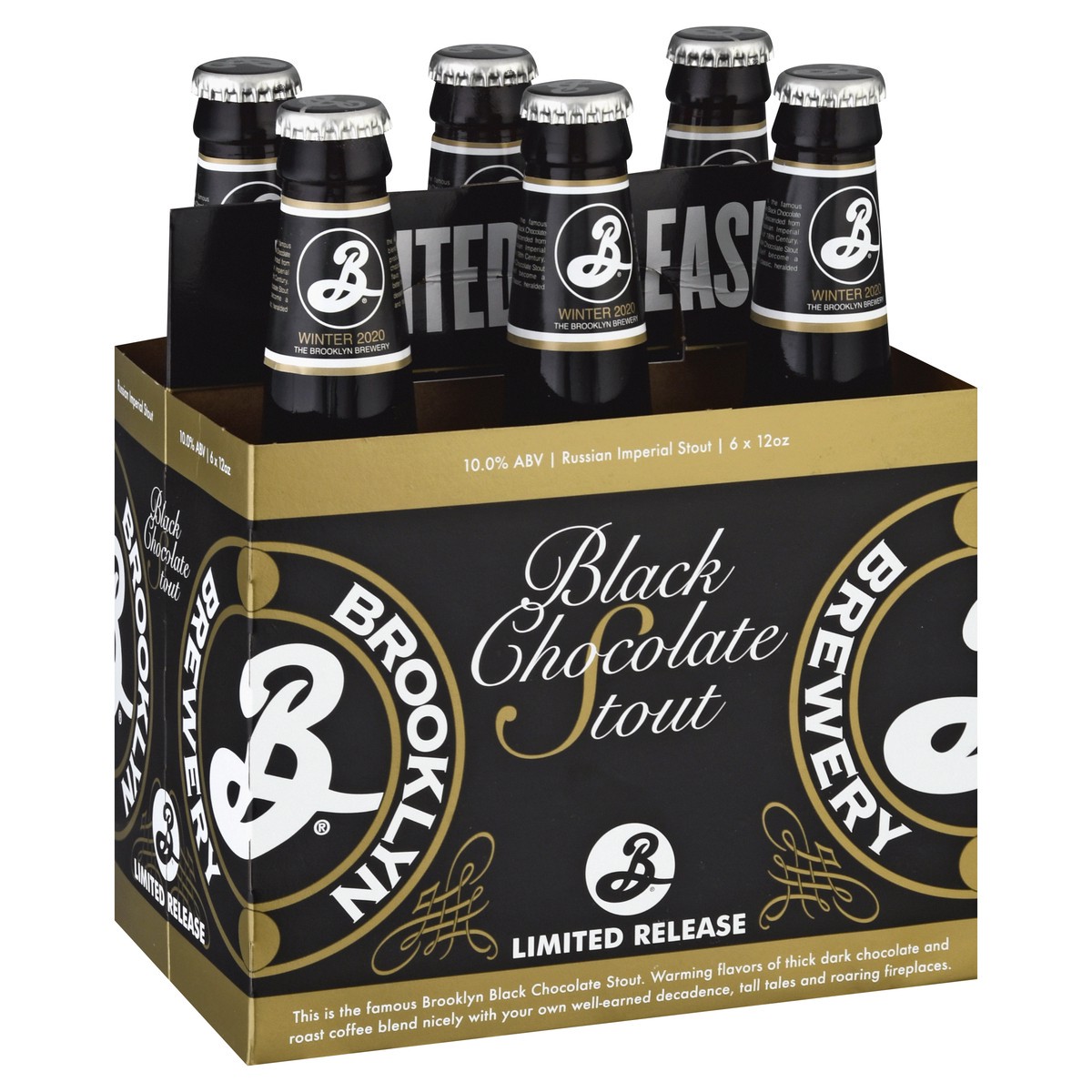 slide 2 of 8, Brooklyn Brewery Black Chocolate Stout Beer 6 ea, 6 ct