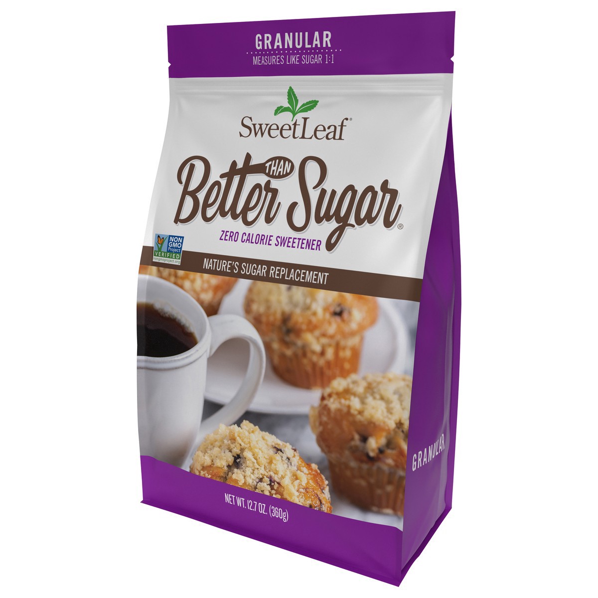 slide 5 of 6, SweetLeaf Better than Sugar Granular Zero Calorie Sweetener 12.7 oz, 11 oz