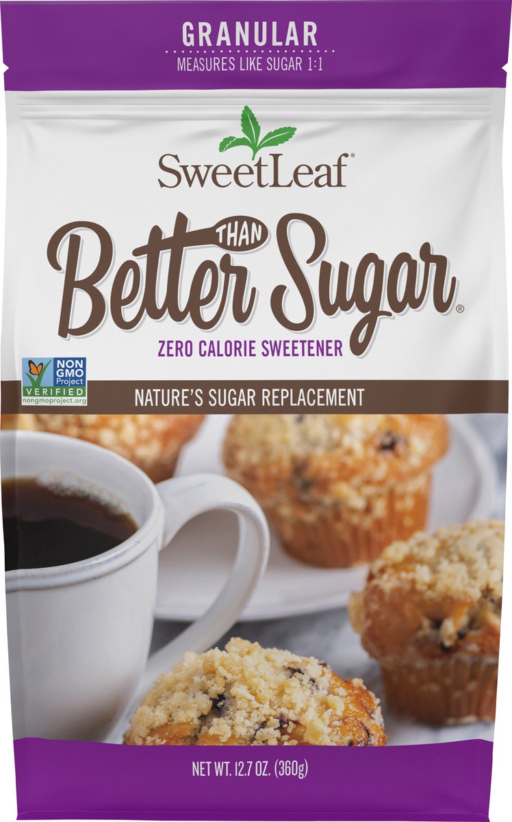 slide 3 of 6, SweetLeaf Better than Sugar Granular Zero Calorie Sweetener 12.7 oz, 11 oz
