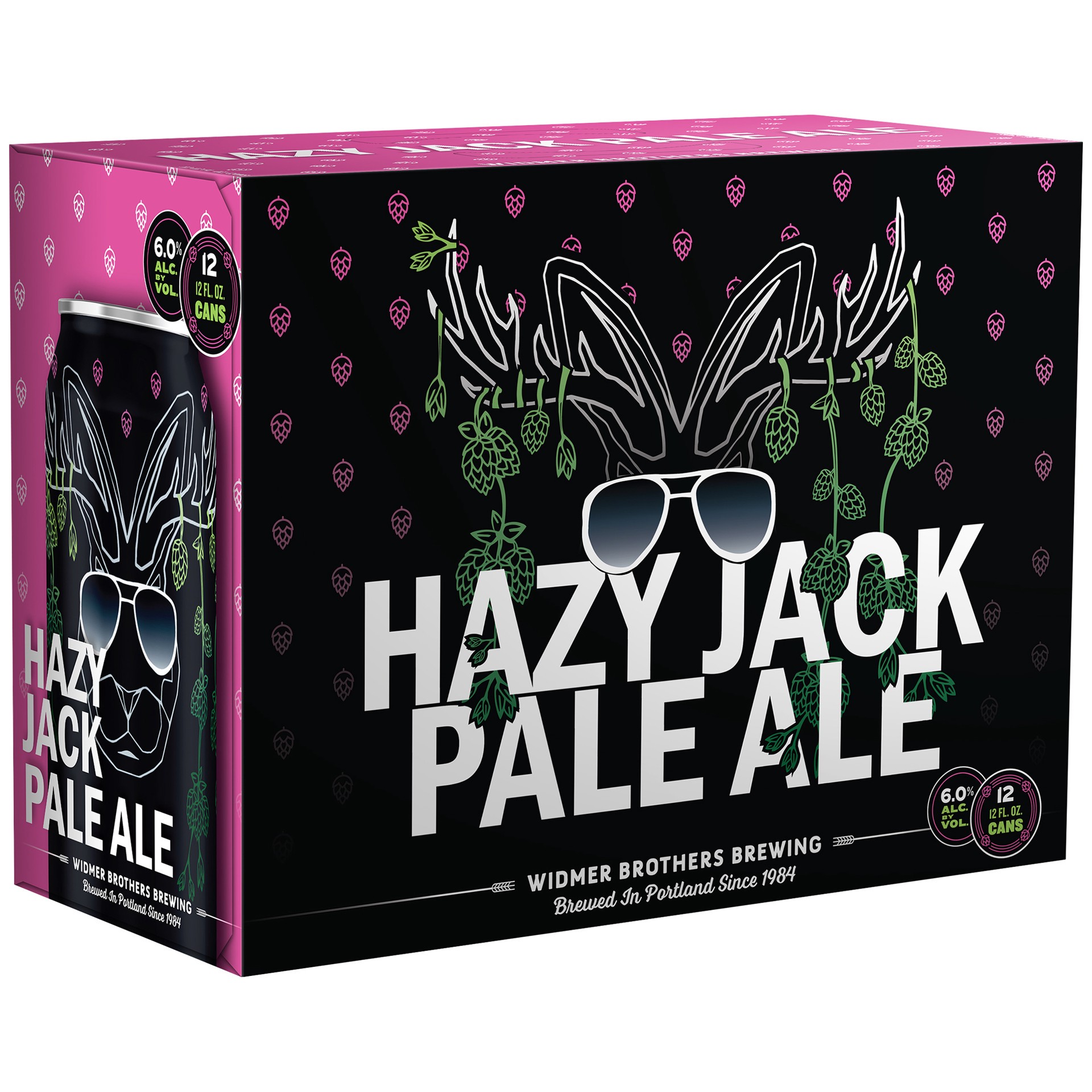 slide 3 of 4, Widmer Brothers Brewing Hazy Jack Pale Ale, 12 Pack 12 fl. oz. Cans, 12 ct; 12 oz