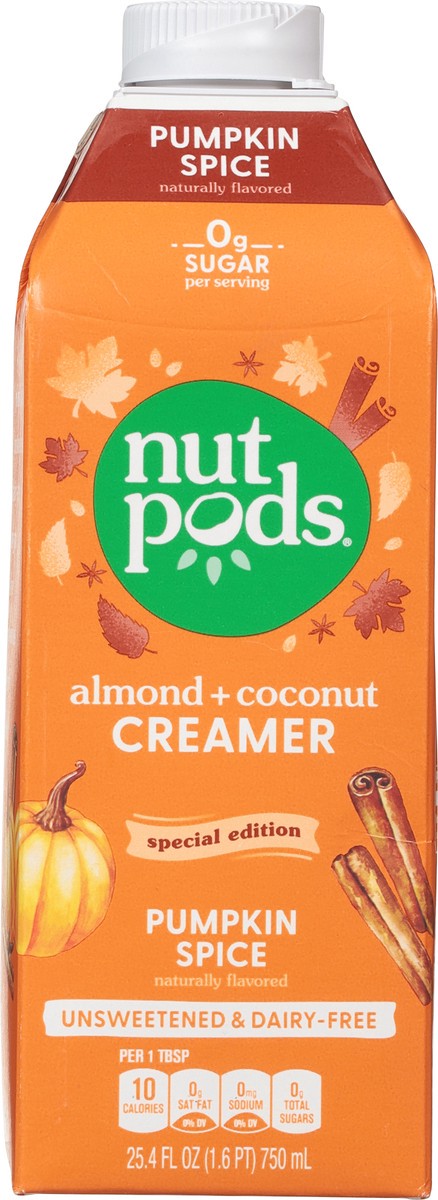 slide 7 of 13, nutpods Almond + Coconut Pumpkin Spice Creamer- 25.4 fl oz, 25.4 fl oz