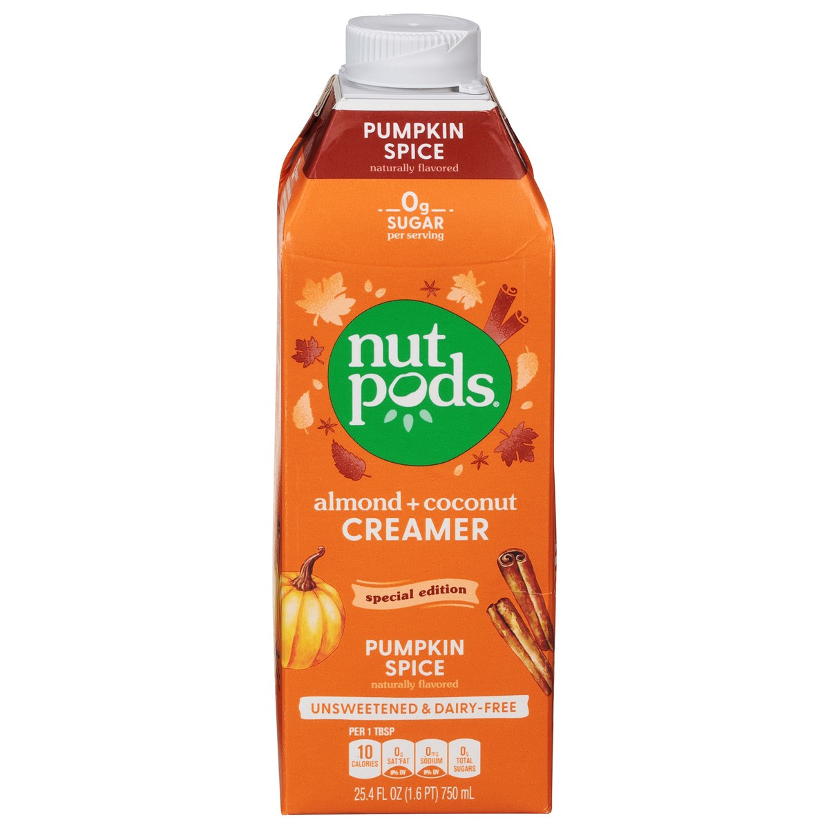 slide 1 of 13, nutpods Almond + Coconut Pumpkin Spice Creamer- 25.4 fl oz, 25.4 fl oz