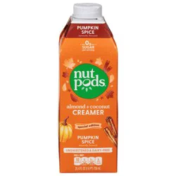 nutpods Almond + Coconut Pumpkin Spice Creamer- 25.4 fl oz