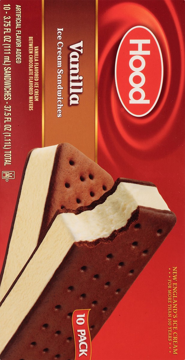 slide 2 of 8, Hood Ice Cream Sandwich, 3.75 oz (Pack of 10), 10 ct