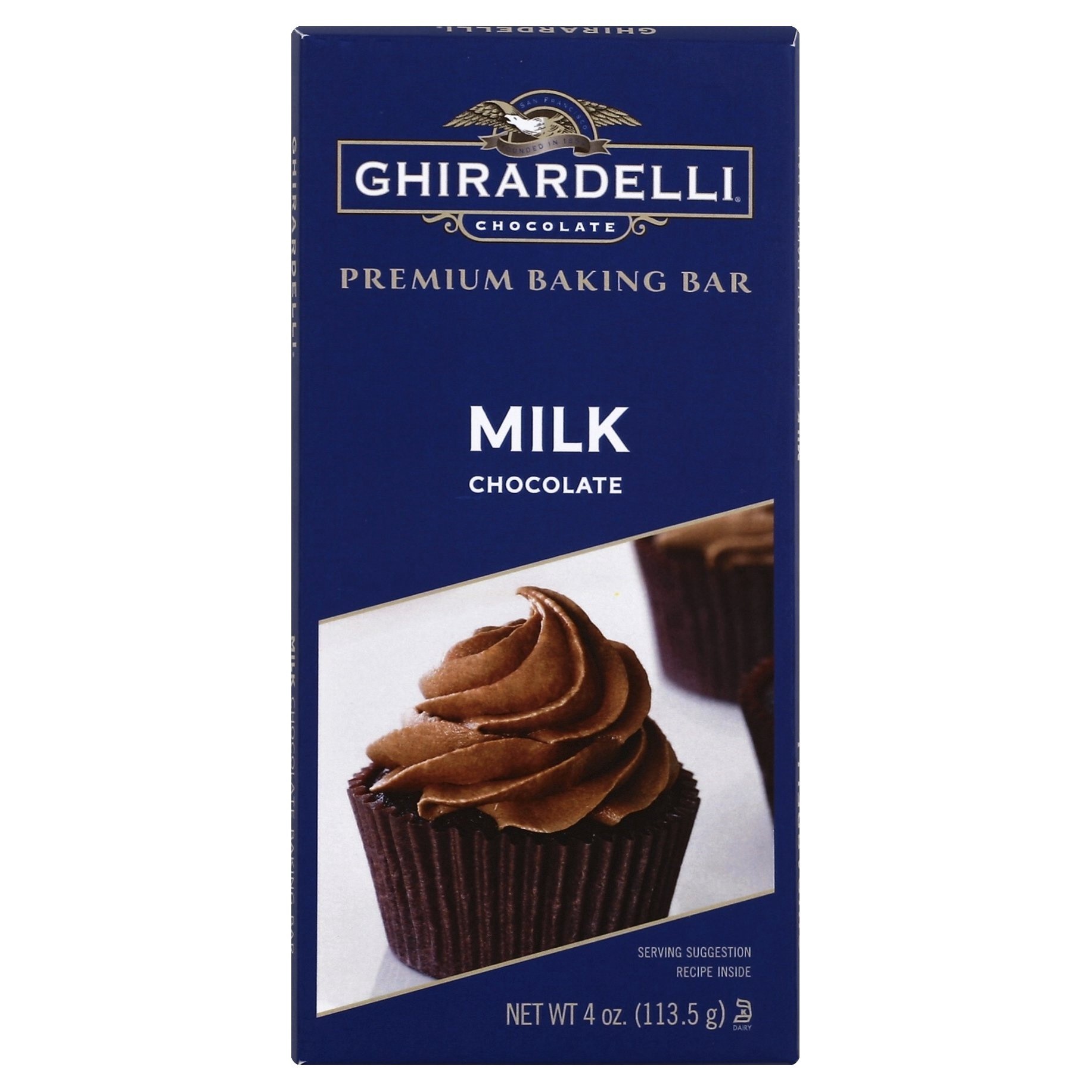 slide 1 of 2, Ghirardelli Chocolate Premium Baking Bar, Milk Chocolate, 4 oz