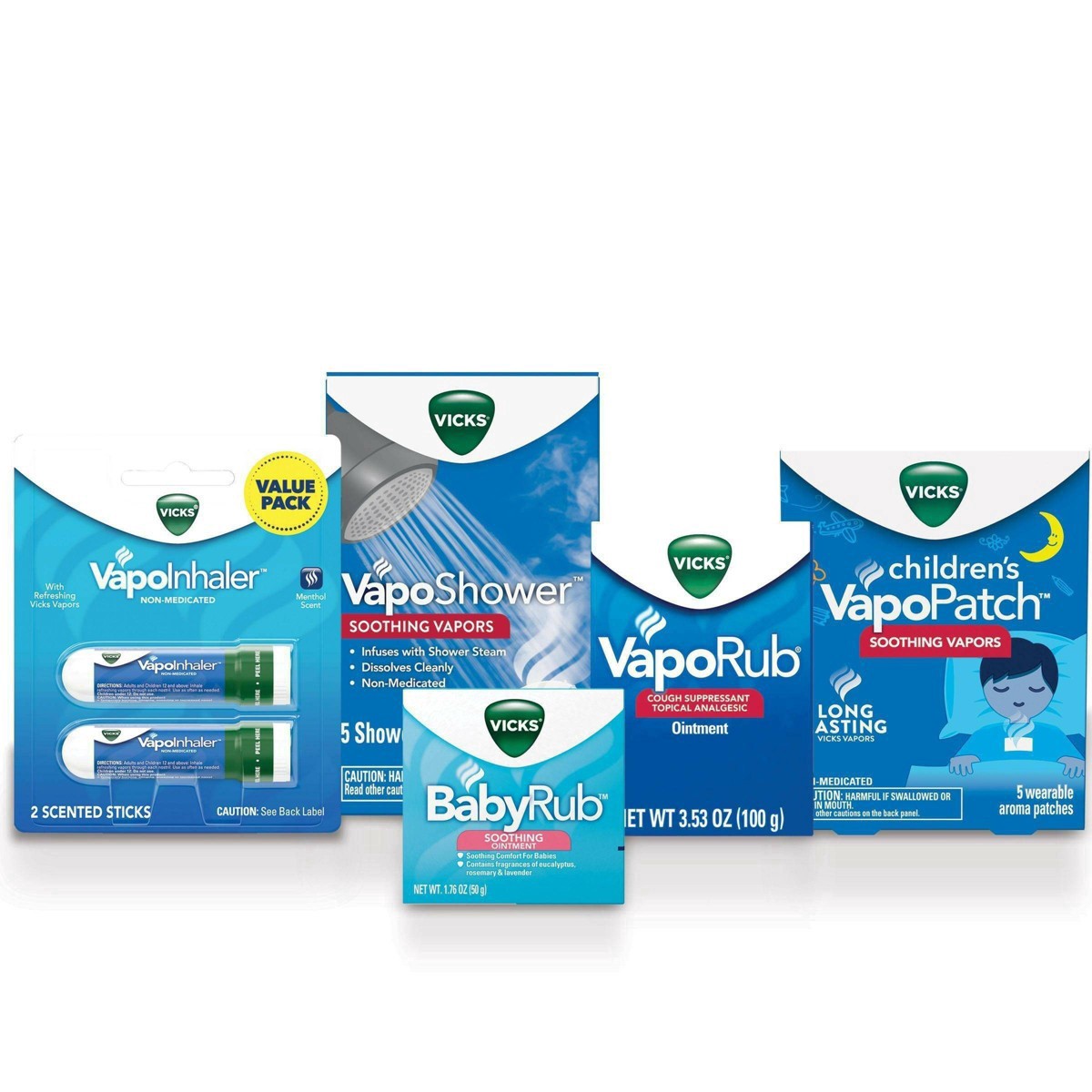 slide 2 of 37, Vicks Children's VapoPatch with Long Lasting Soothing Vapors - Menthol - 5ct, 5 ct