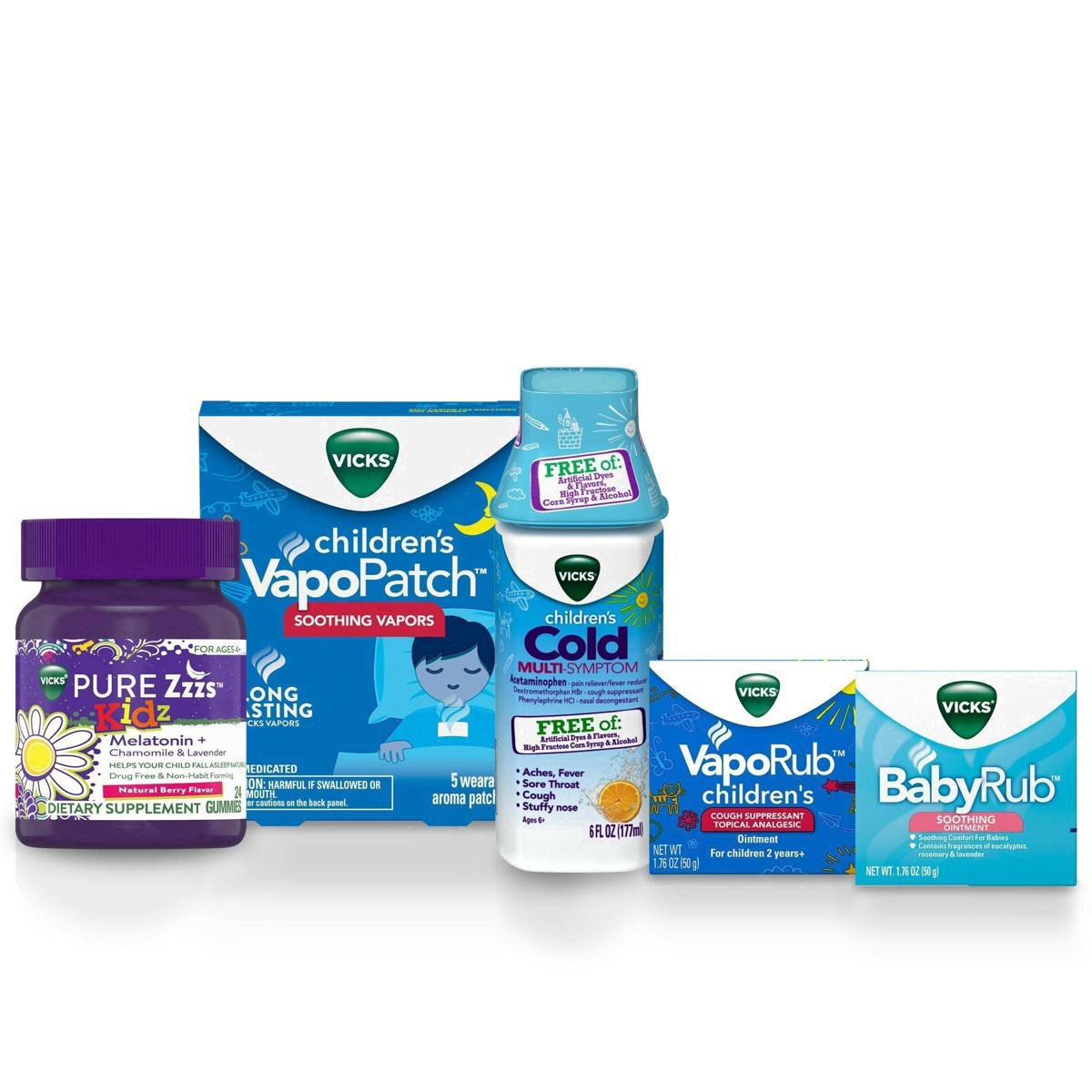 slide 4 of 37, Vicks Children's VapoPatch with Long Lasting Soothing Vapors - Menthol - 5ct, 5 ct