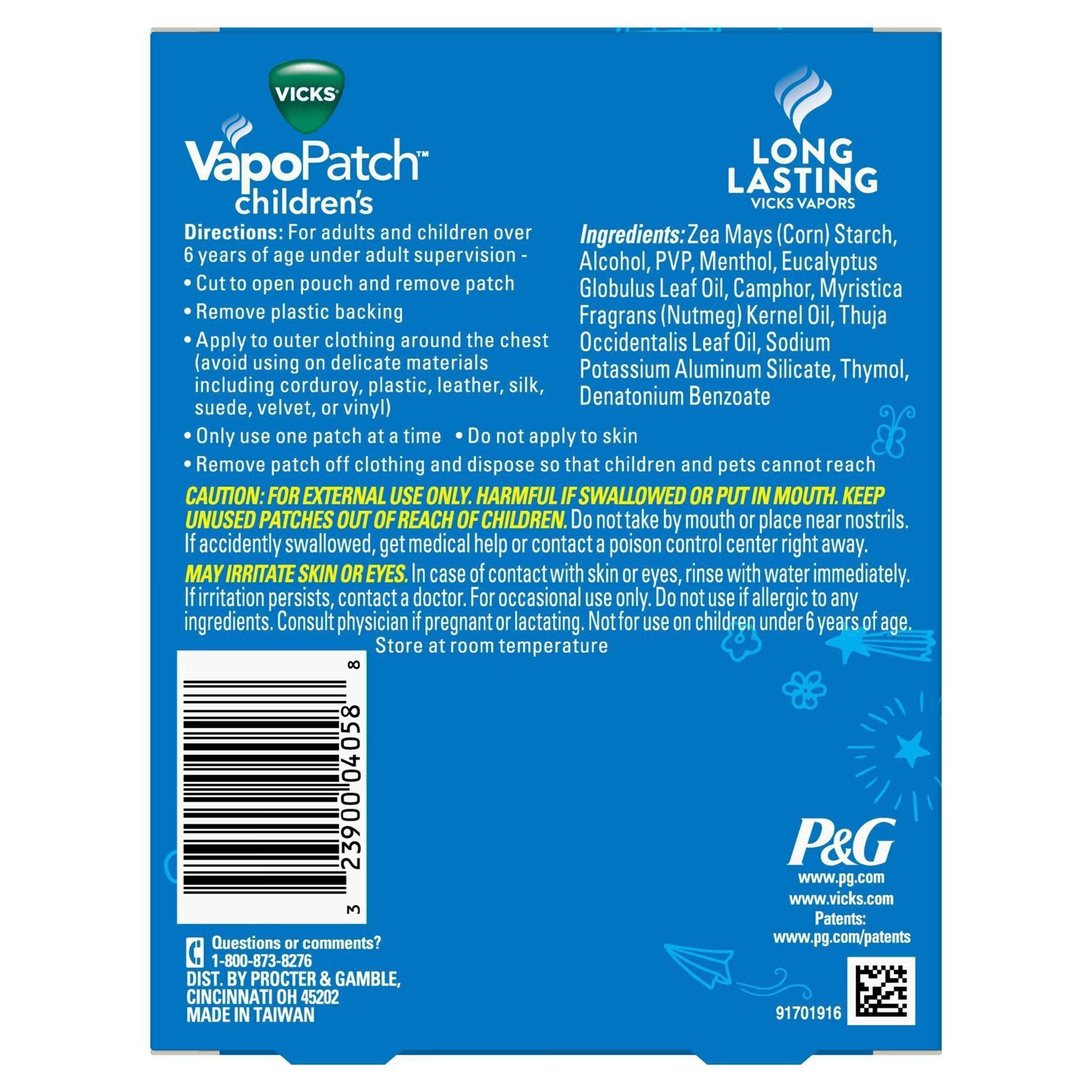 slide 14 of 37, Vicks Children's VapoPatch with Long Lasting Soothing Vapors - Menthol - 5ct, 5 ct
