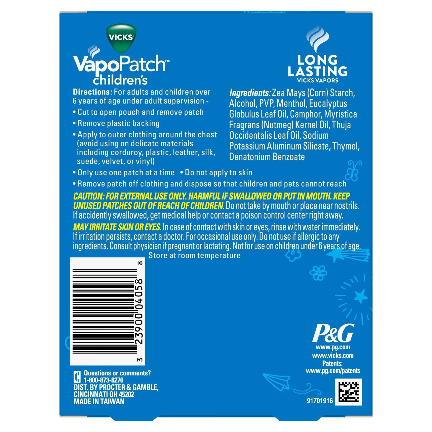 slide 22 of 37, Vicks Children's VapoPatch with Long Lasting Soothing Vapors - Menthol - 5ct, 5 ct