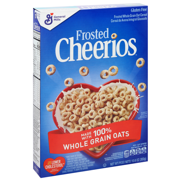 slide 1 of 8, General Mills Frosted Cheerios Cereal, 12 oz