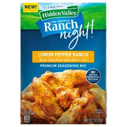 Dry Hidden Valley Ranch Recipe Mix Lemon Pepper Ranch 1oz