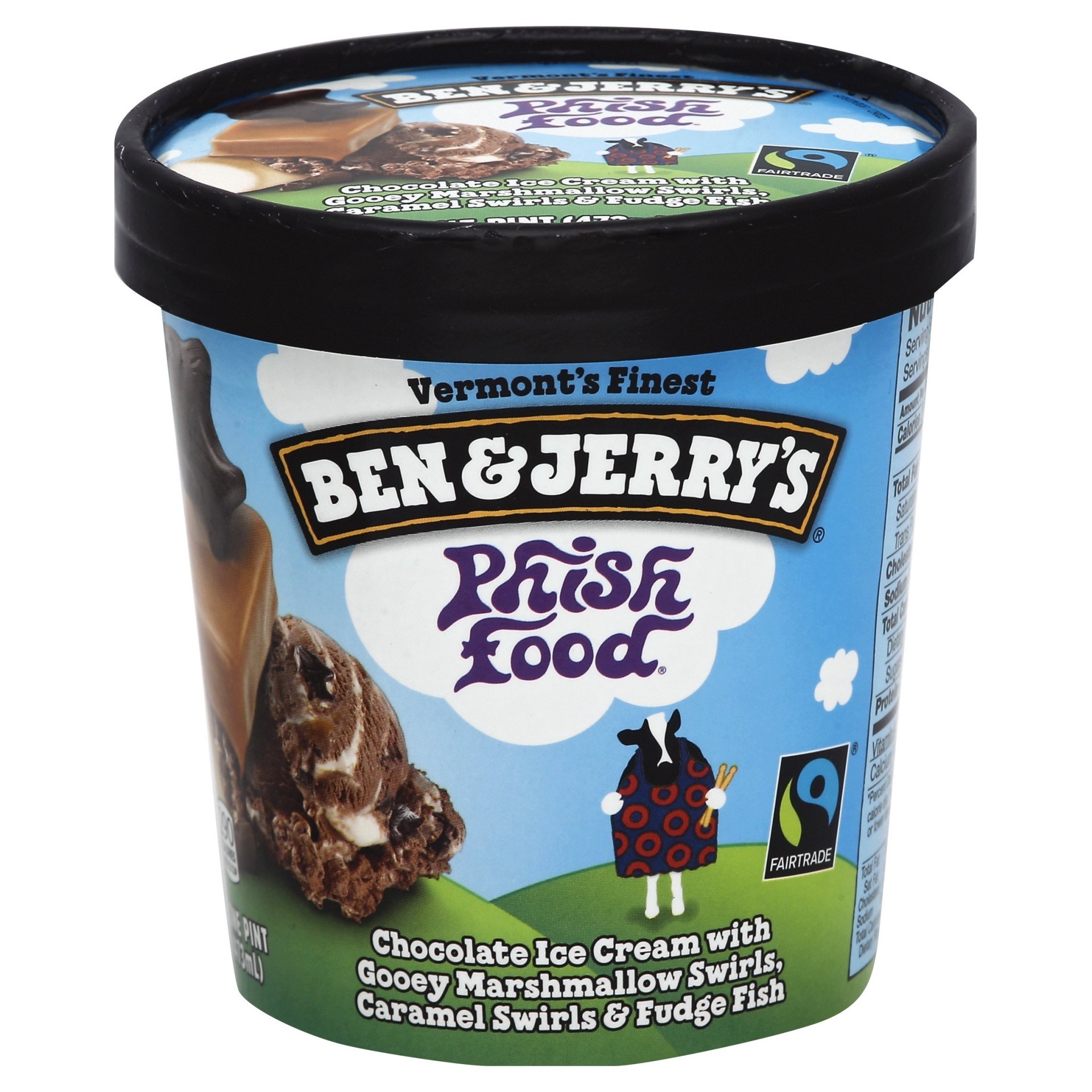 slide 1 of 5, Ben & Jerry's Ice Cream Phish Food, 1 pint