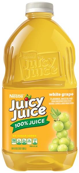 slide 1 of 4, Juicy Juice 100% Juice, White Grape - 64 oz, 64 oz