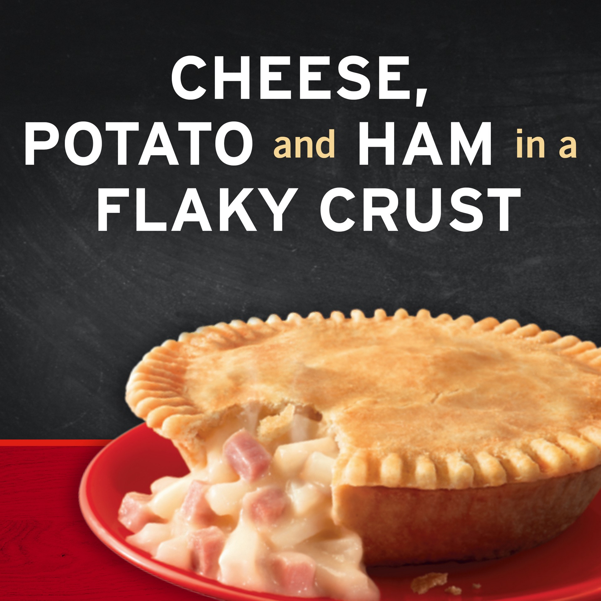 slide 4 of 5, Banquet Frozen Pot Pie Breakfast, Deep Dish Cheesy Ham & Potato, 7-Ounce, 7 oz