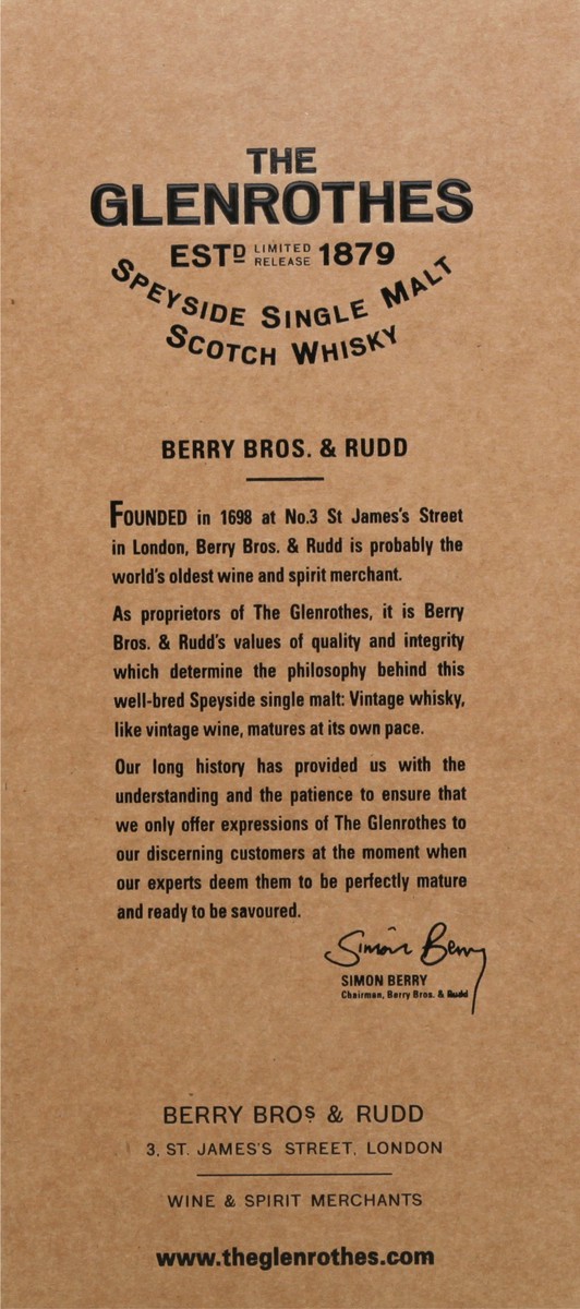 slide 5 of 11, The Glenrothes Scotch Whisky 750 ml, 750 ml