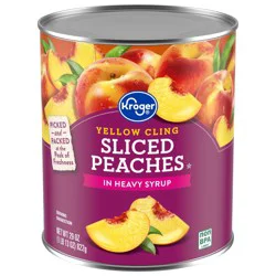 Kroger Sliced Peaches In Heavy Syrup - 29 oz