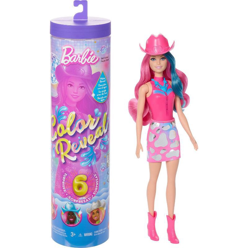 slide 1 of 6, Barbie Color Reveal 11.5" Disco Star Series Fashion Doll & Accessories with 6 Surprises, 1 ct