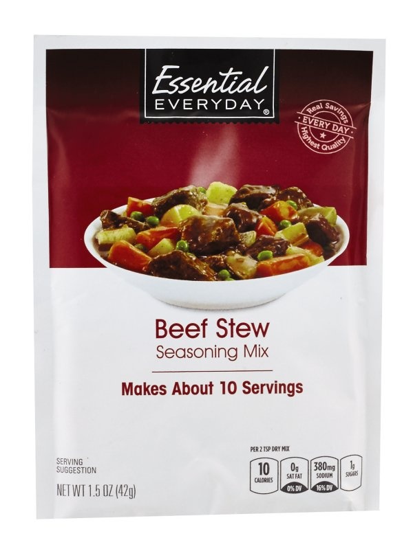 slide 1 of 1, Essential Everyday Beef Stew Seasoning Mix, 1.5 oz