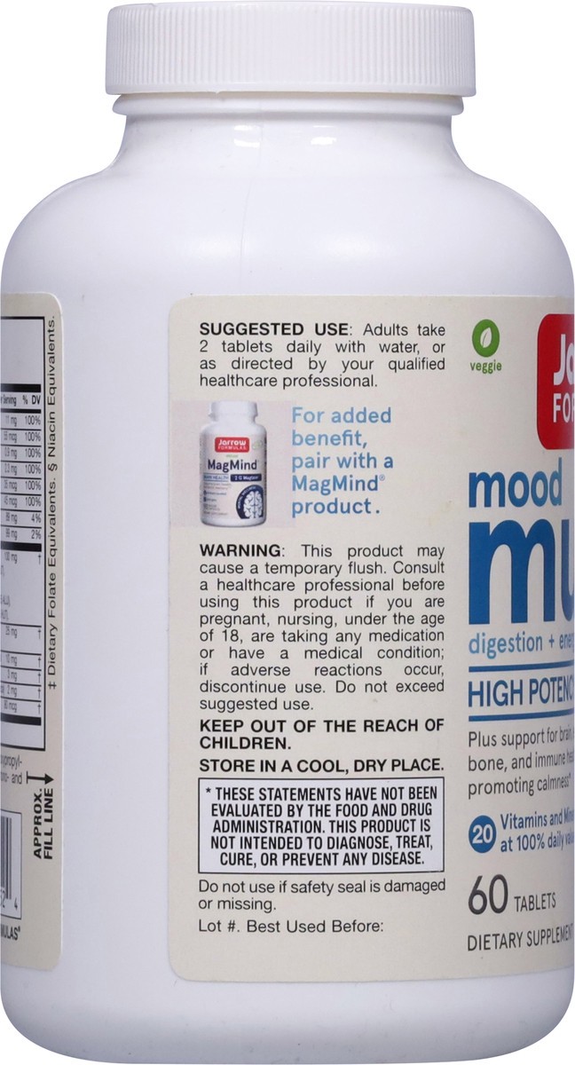 slide 7 of 12, Jarrow Mood Multivitamin+, 60 ct