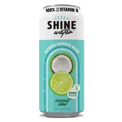Shine Water Zero Sugar Coconut Lime Water 16 fl oz