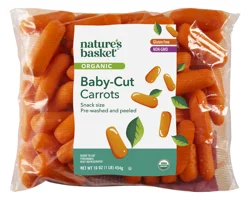 Nature's Basket Full Circle Mini Peeled Organic Carrots