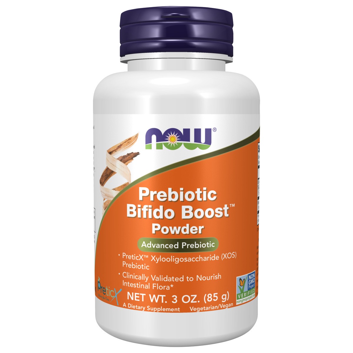 slide 1 of 4, NOW Prebiotic Bifido Boost™ Powder - 3 oz., 3 oz