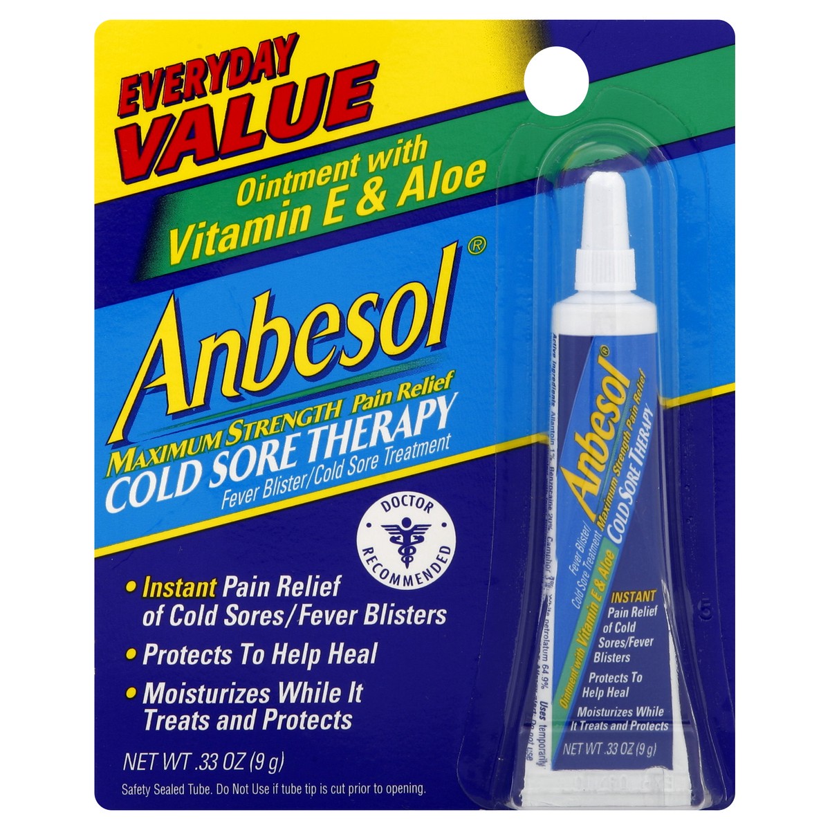 slide 5 of 7, Anbesol Cold Sore Therapy 0.33 oz, 0.33 oz