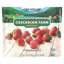 Cascadian Farm Organic Strawberries, Non-GMO, Frozen Fruit, 10 oz.