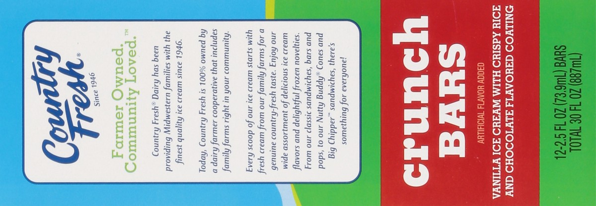 slide 9 of 16, Country Fresh Crunch Bars, 12 ct
