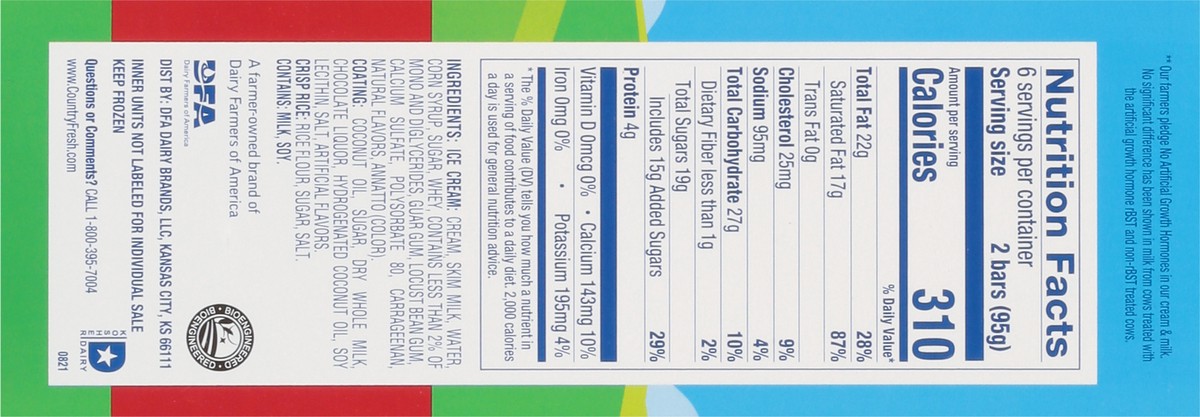 slide 6 of 16, Country Fresh Crunch Bars, 12 ct