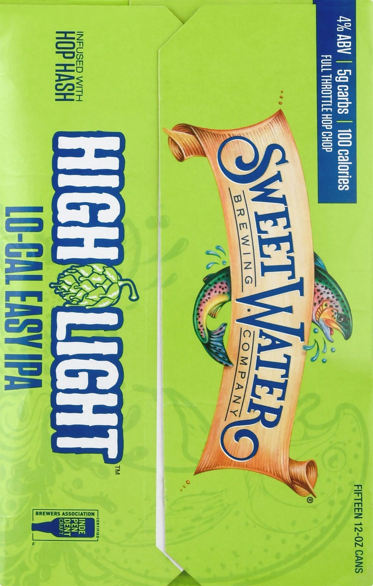 slide 3 of 11, SweetWater Brewing Co Lo-Cal Easy IPA 15 Pack High Light Beer 12 ea, 15 ct