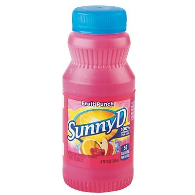 slide 1 of 1, Sunny D Fruit Punch, 6.75 oz