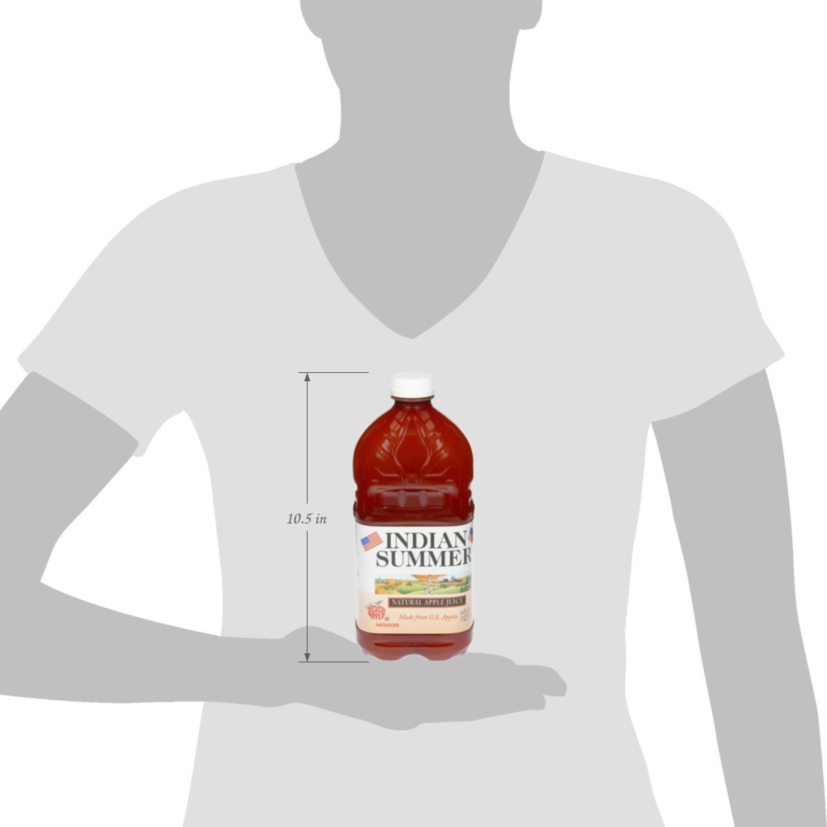 slide 6 of 14, Indian Summer Natural Apple Juice - 64 fl oz, 64 oz