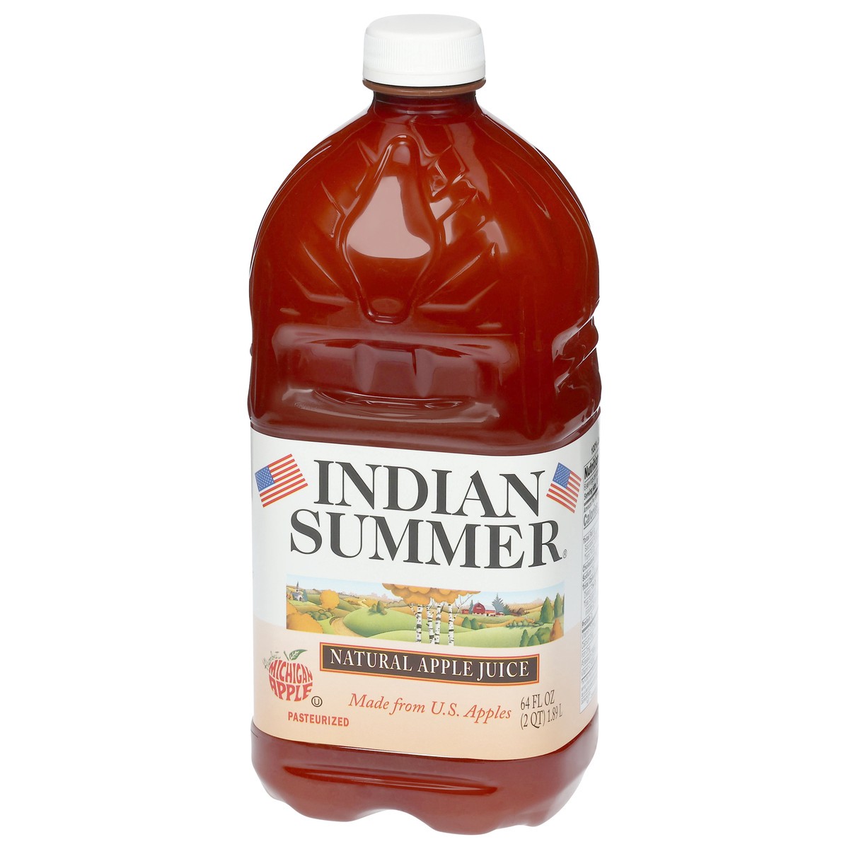 slide 3 of 14, Indian Summer Natural Apple Juice - 64 fl oz, 64 oz
