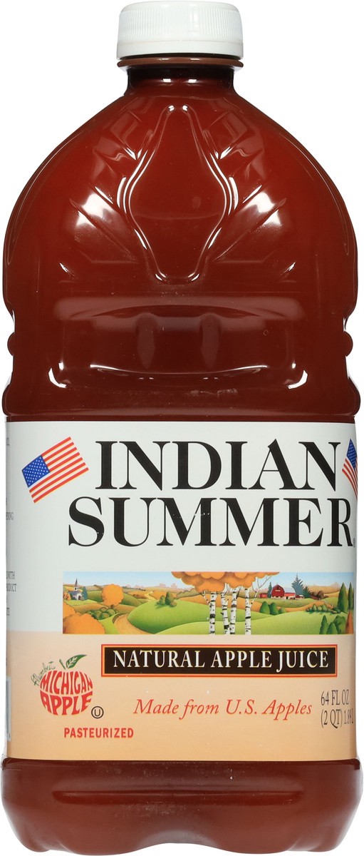slide 9 of 14, Indian Summer Natural Apple Juice - 64 fl oz, 64 oz