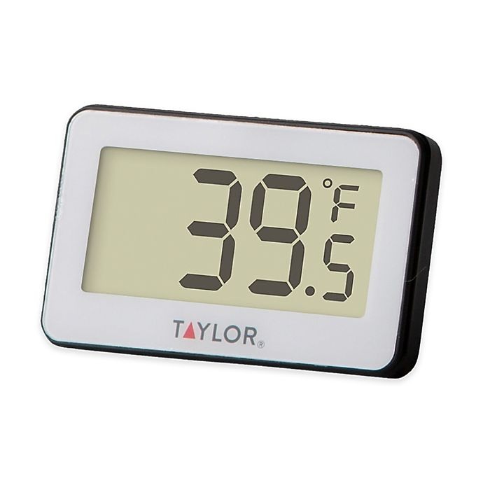 slide 1 of 1, Taylor Refrigerator/Freezer Thermometer, Digital, 1 ct