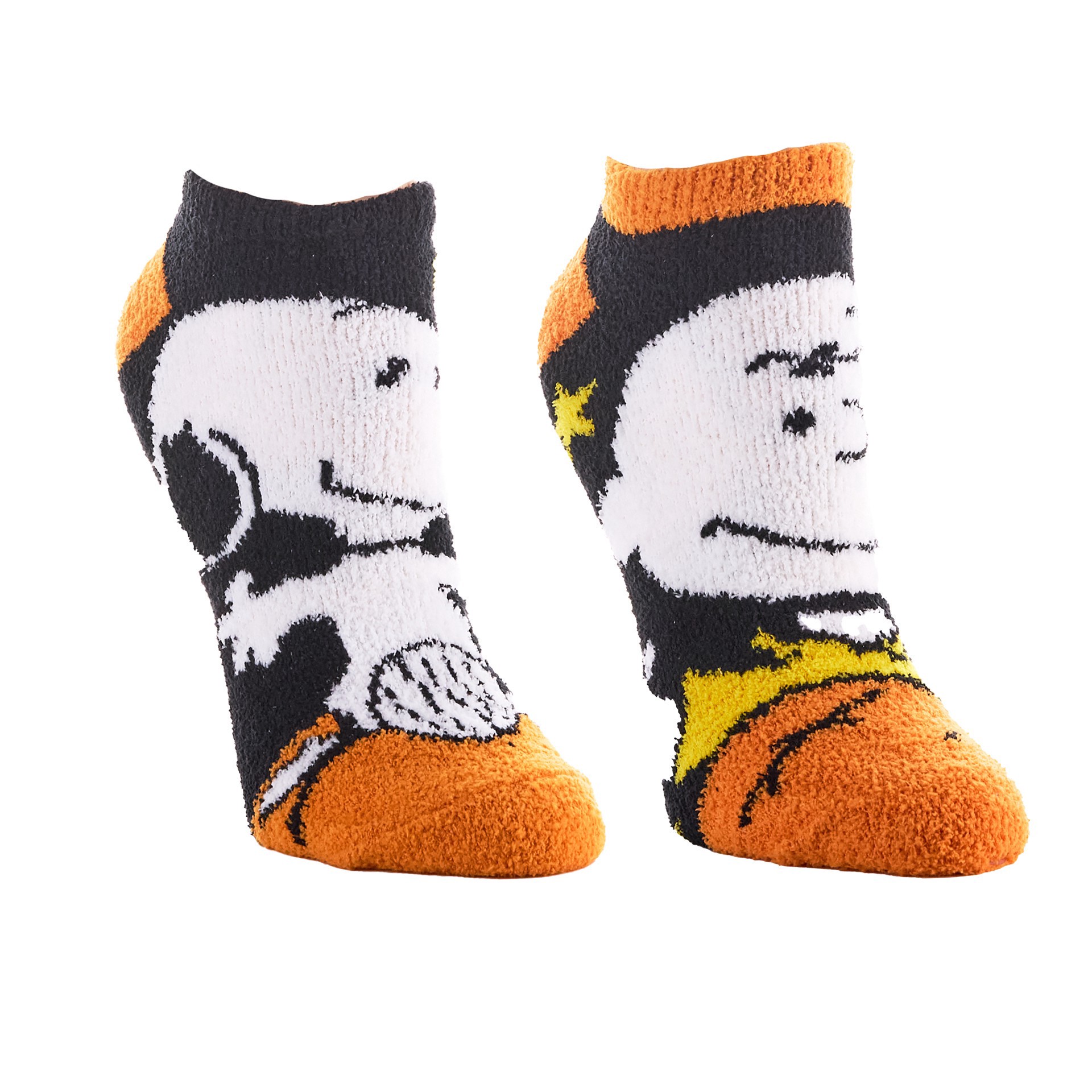slide 2 of 2, Bioworld Peanuts Halloween 2 Pair Adult Ankle Sock Set, 1 ct