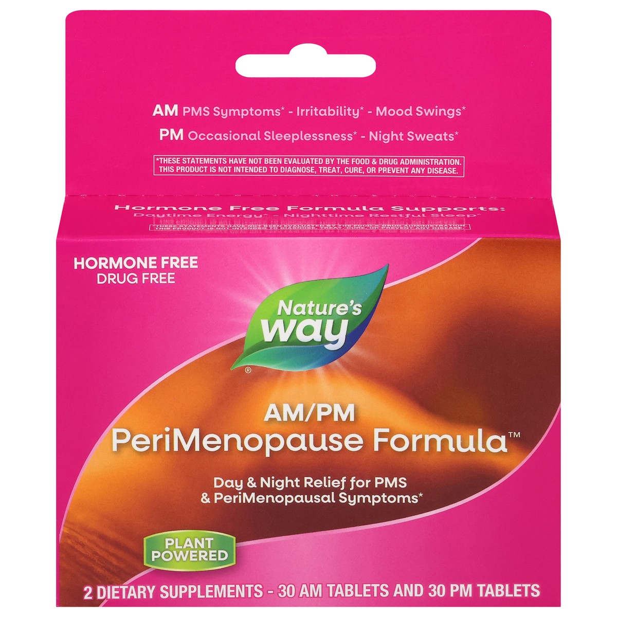 slide 1 of 4, Nature's Way AM/PM PeriMenopause Formula 2 Tablets, 2 ct