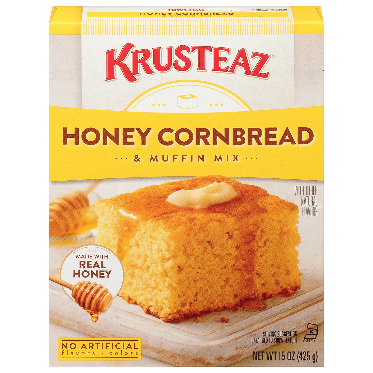 slide 1 of 11, Krusteaz Honey Cornbread Mix, 15 oz
