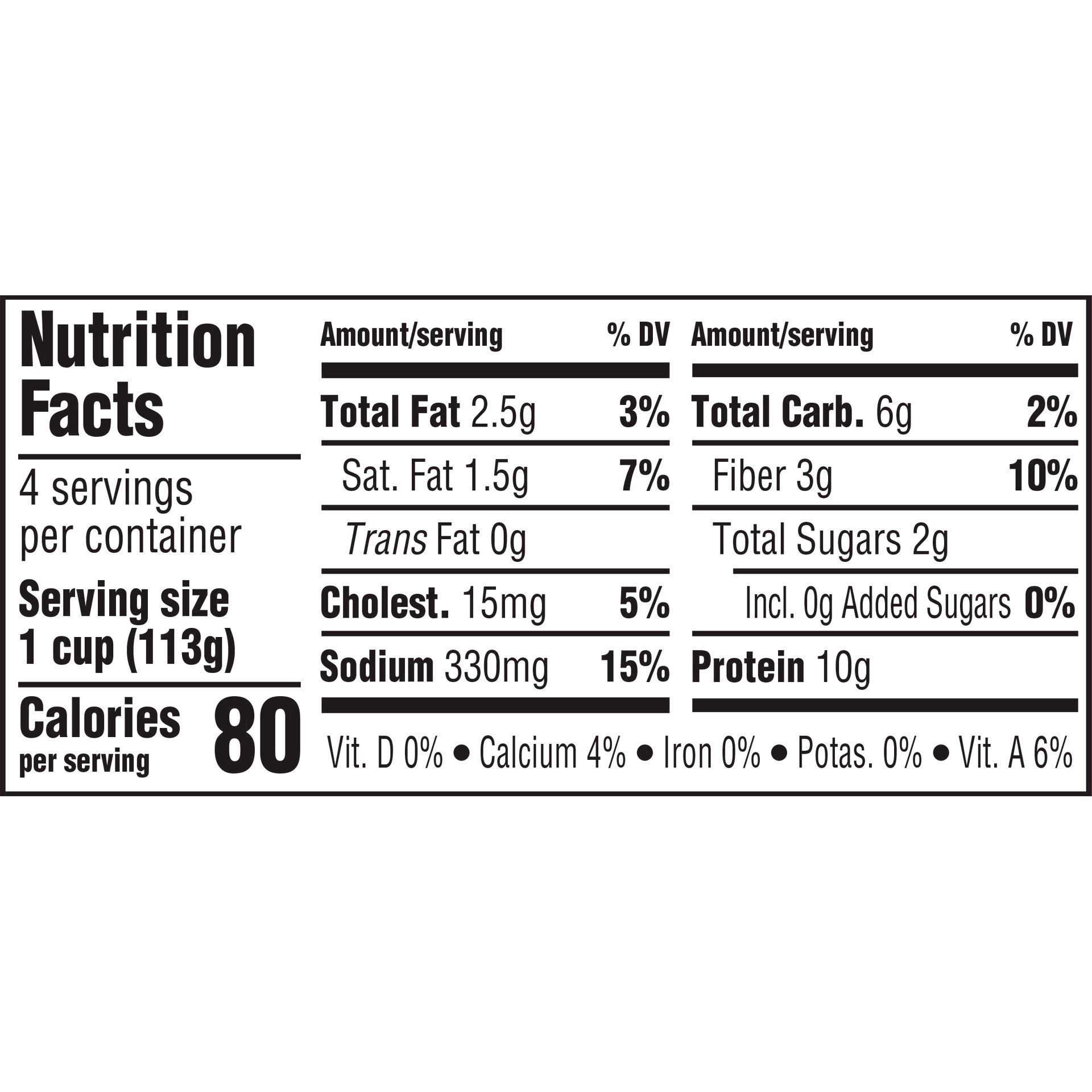 slide 28 of 42, Breakstone's Live Active Lowfat Small Curd Cottage Cheese with 2% Milkfat, 4 oz Cup, 4 Ct, 453 g