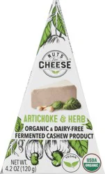 Nuts for Cheese Organic & Dairy-Free Artichoke & Herb Fermented Cashew Product 4.2 oz