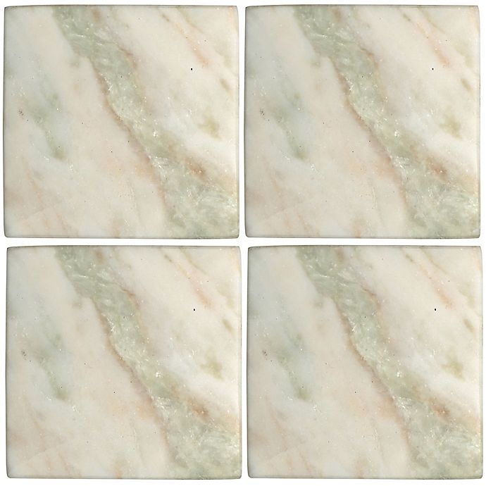 slide 1 of 2, Thirstystone Square Majestic Marble Coaster, 4 ct