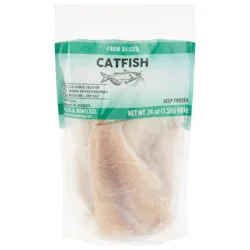 The Fishin' Co. Skinless & Boneless Farm Raised Catfish 24 oz