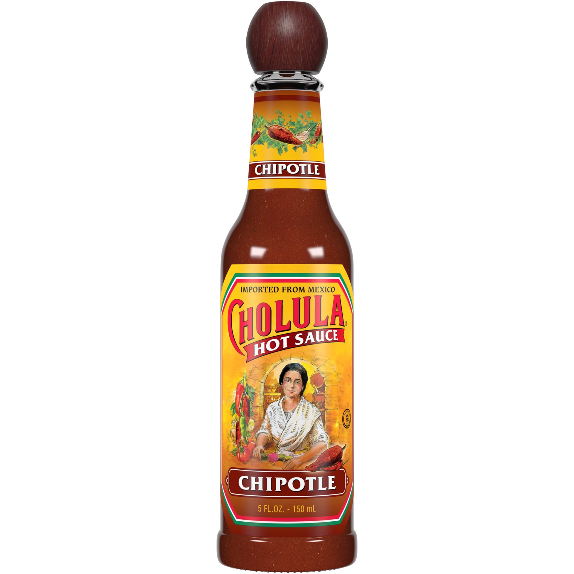 slide 1 of 9, Cholula Chipotle Hot Sauce, 5 fl oz, 5 fl oz