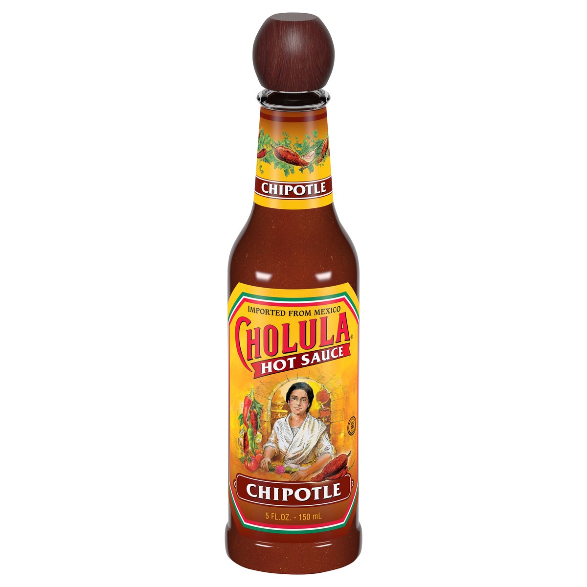 slide 1 of 9, Cholula Chipotle Hot Sauce, 5.0 fl oz, 5 fl oz